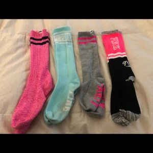 Victoria’s Secret PINK socks- 4 pair